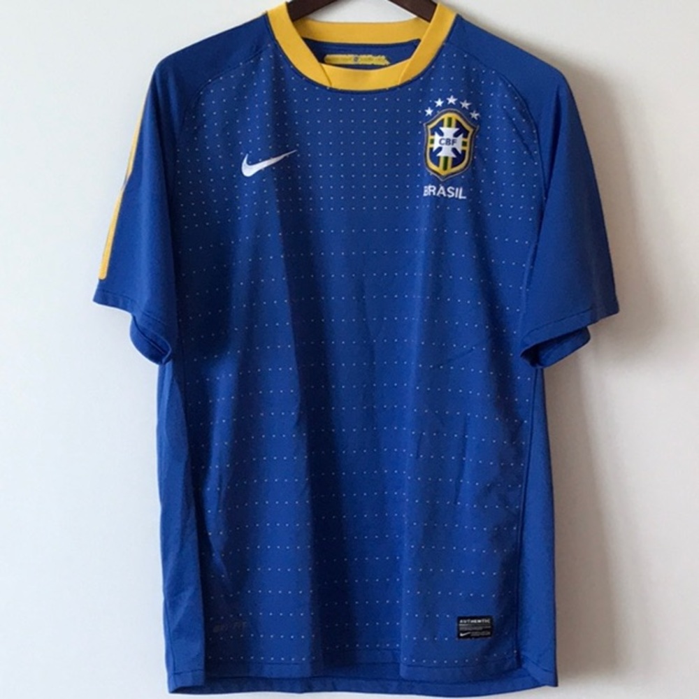 Nike Dri Fit Brazil Jersey Size Large